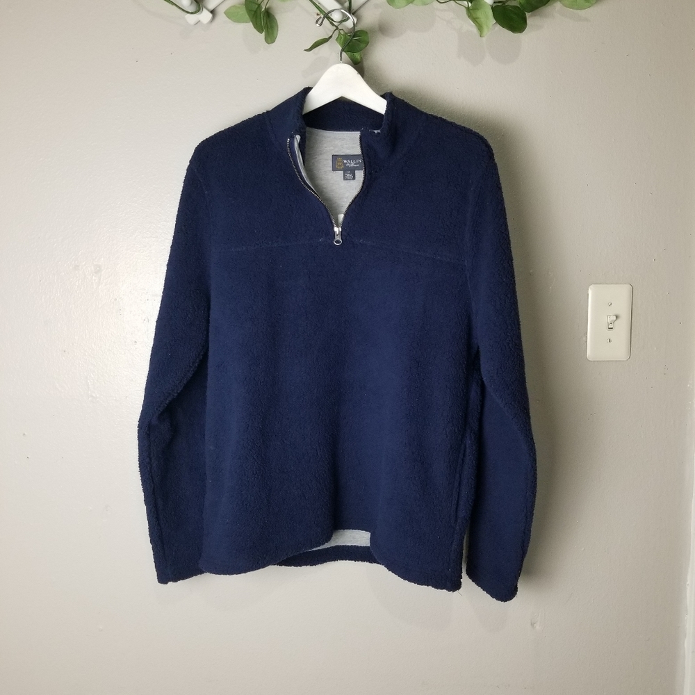 Wallin & bros teddy faux shearling pullove…